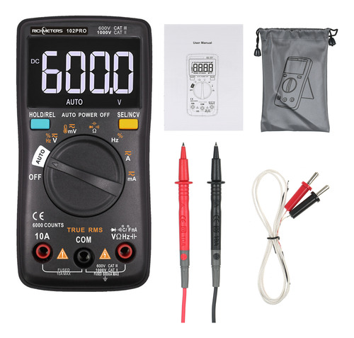 Medidor De Medição: Capacitância/temperatura, Voltímetro, Am