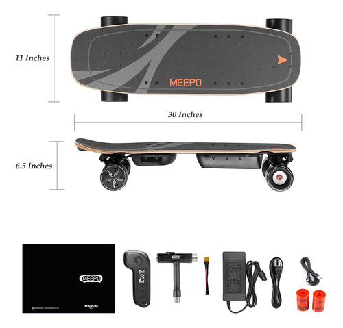 Meepo Mini5 Mini3s Patineta Eléctrica 29 Mph 11 Miles Mmg