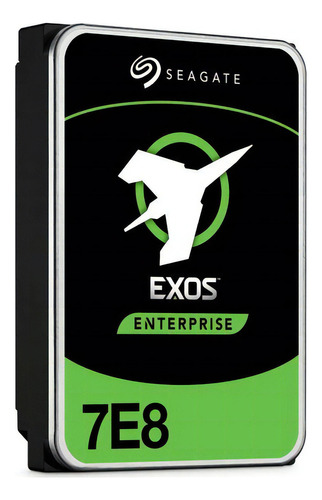 Disco duro interno Seagate Enterprise Exos 7e8 de 2 TB y 256 MB, color plateado