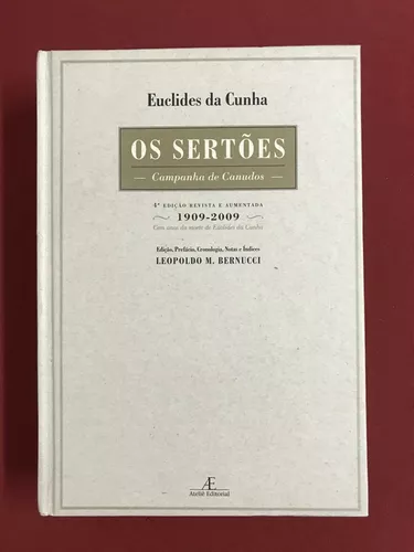 Livro Os Sertões de Euclides da Cunha, Livro Os Sertões Usado 65860909