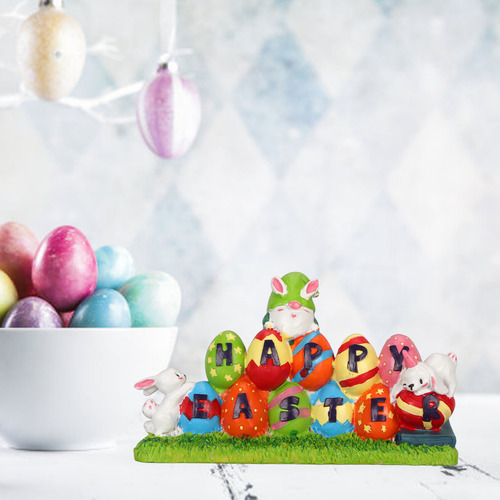 Huevos De Pascua Con Decoración De Resina, Diseño De Conejo, Color Fix