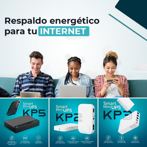 Mini Ups Inteligente Marsriva Kp2 / Kp3 Para Modem Router