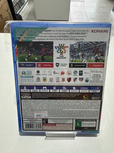 Efootball Pes 2021 Season Update Edition Konami Ps4 Físico (Usado)