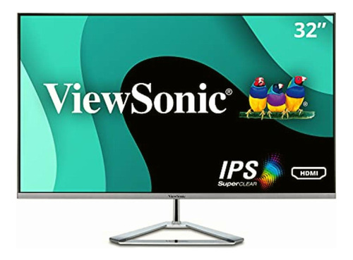 Viewsonic Monitor Ips De Visualización Ancha De 32 Pulgadas