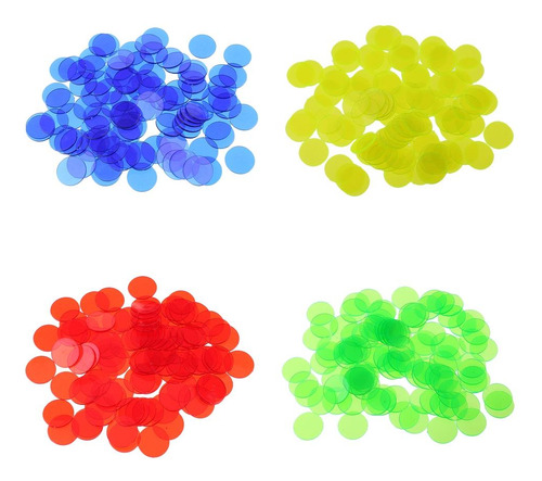 Bulgo Bingo Transparente 3/4 Pulgada Para Cartones De Bingo