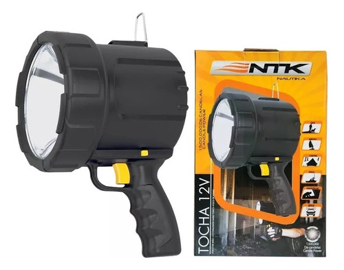 Lanterna Tocha 12v Tático Cilibim Foco Mão Superforte Ntk