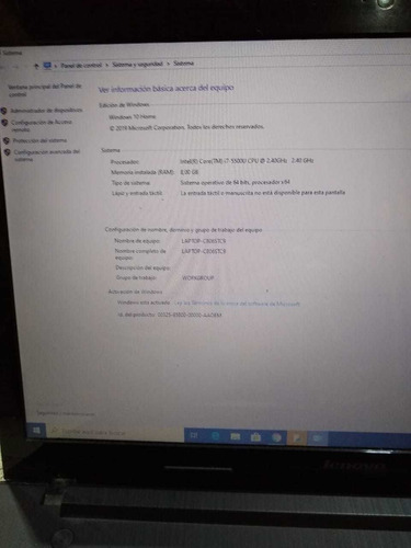 Notebook Lenovo