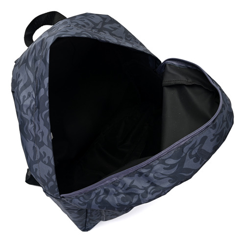 Mochila Escolar Goodpack 17 Espalda Llamas Adolescente 13578 Color Gris