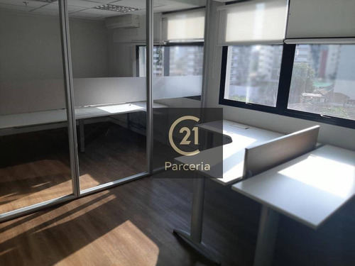 Imagem 13 de 17 de Moema Andar Comercial 7 Salas 7 Gars Mobiliado Ótimo Acabamento - Ac0024