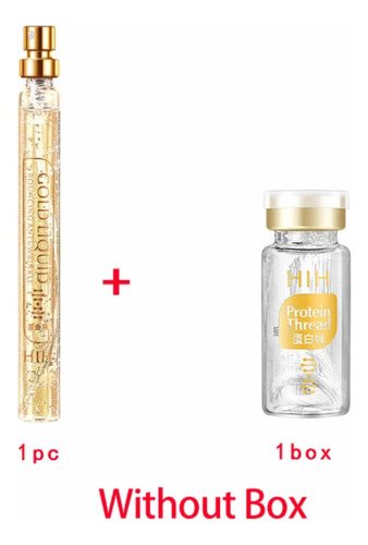 Hilos De Seda Colágeno Tensores 24gold1frasco 5ml + 20 Hilo