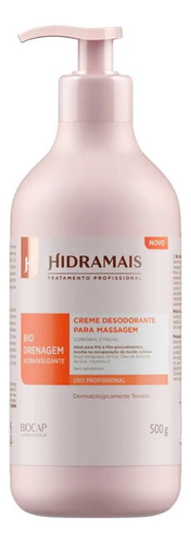 Creme Desodorante P/ Massagem Bio Drenagem Hidramais - 500g Fragrância Nenhum