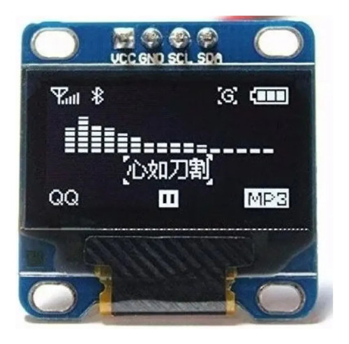 5x Display Oled 0.96 Branco I2c 128x64 Arduino Raspberry Pic