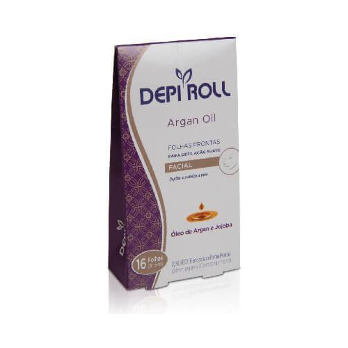 Bandas Depilatorias Depiroll Faciales Argan X8