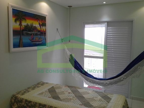 Imagem 9 de 15 de 01114 - Apartamento 2 Dorms. (1 Suíte), Vila Guilhermina - Praia Grande/sp - 1114