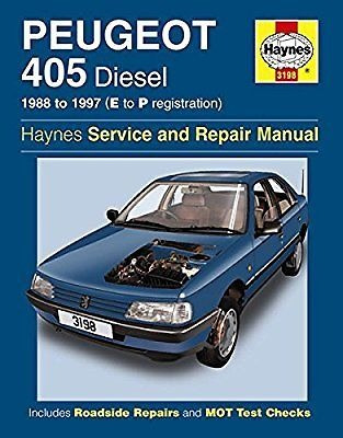 Peugeot 405 Manual Reparación  Servicio Y Mantenimiento