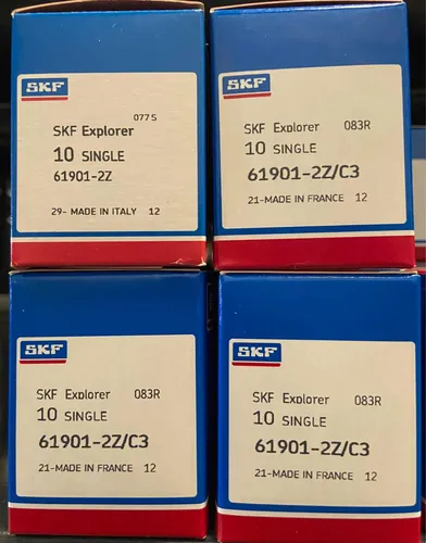 Rodamientos 61901 Zzc3 Skf