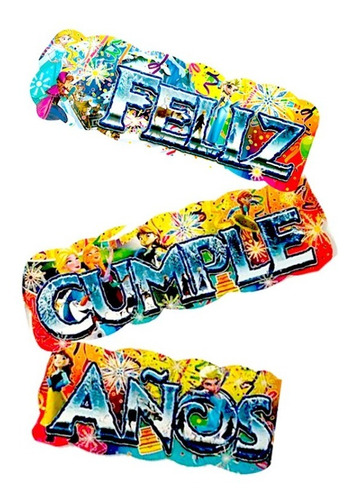 Frozen Letrero Cumpleaños Banner Banda 1.50 De Largo Frozen