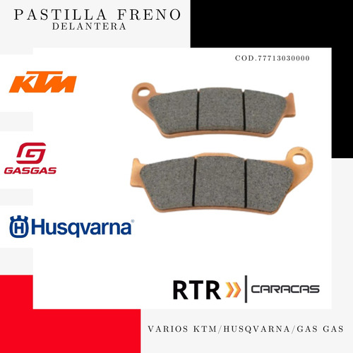 Pastilla Freno Moto Delantera Varios Ktm/husqvarna/gas Gas