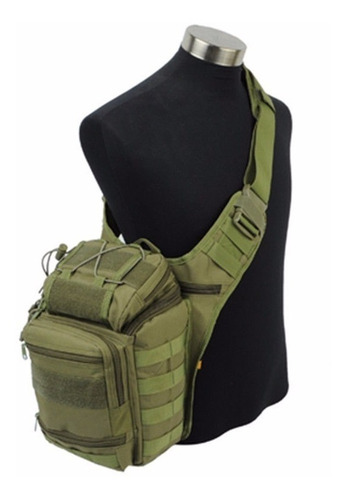 Imagen 2 de 10 de Morral Bolso Tactico Canguro Porta Celular Tablet Sniper G3
