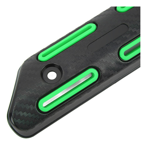Protector Térmico De Tubo De Escape Verde Verde Universal Pa