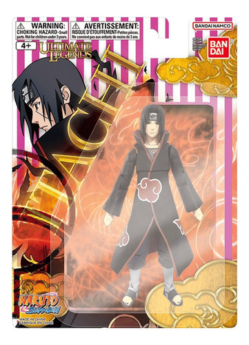 Boneco Articulado Itachi Uchiha Bandai Ultimate Legends
