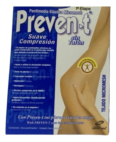 Pantimedia Suave Compresión Clásica 1a Etapa Prevent Eg