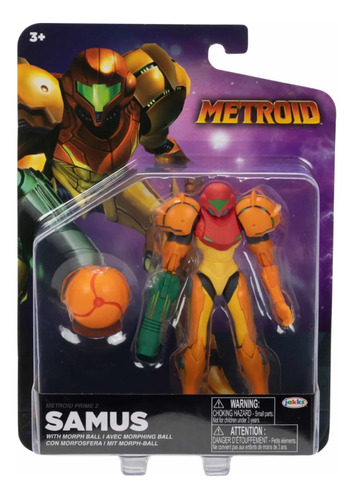 Jakks Pacific Nintendo Metroid Samus Aran Figura De Acción