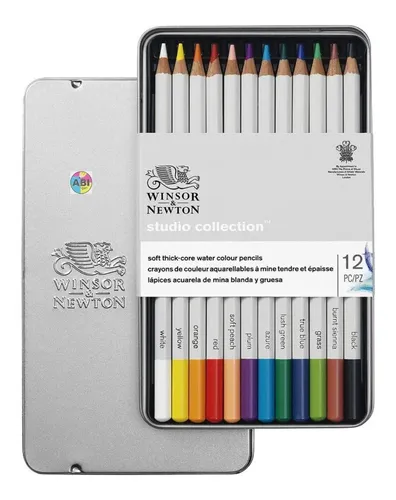 comprar Lapices Winsor & Newton En Lata X 12 Colores 