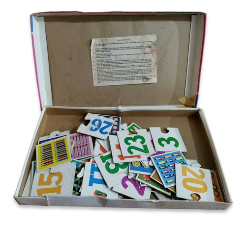 Juegos De Mesa Numerama Y Rompecabezas Vintage 1979 (Usado)