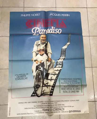 Afiche De Cine Antiguo  Original-cinema Paradiso-