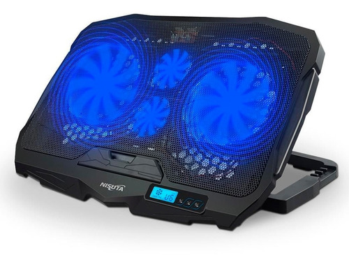 Base Para Notebook Cooler Hub Usb Luz Reclinable Nisuta Game