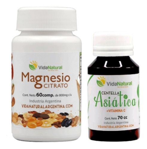 Magnesio Citrato + Centella Asiática + Vitamina C  Varices