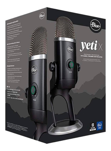 Microfono Blue Yeti X Negro 