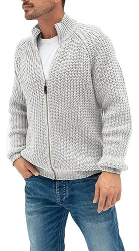 Jersey De Punto Para Hombre, Manga Larga, Casual