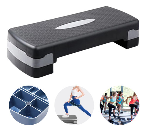 Step Academia Exercício Altura Ajustável Funcional Aeróbico