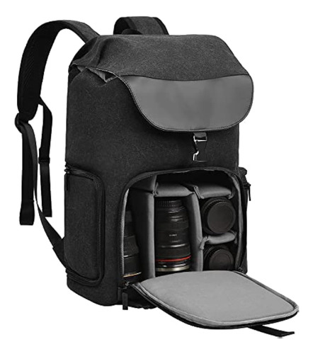 Caden Mochila De Lona Para Cámara Dslr/slr Sin