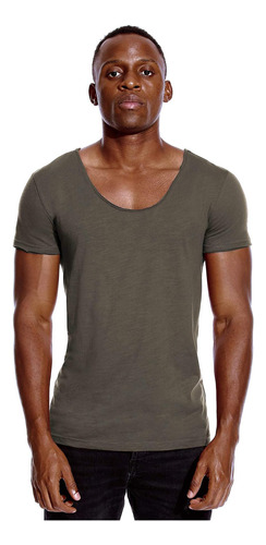 Camiseta Con Cuello En V Profundo Para Hombre Camiseta De Co