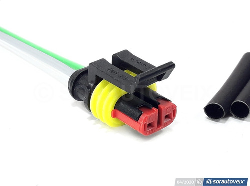 Plug Conector Chicote Para Bobina Ignição Fiat Uno Palio Tempra