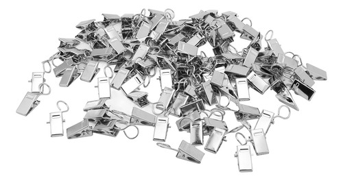 100 Clips De Metal Para Cortinas, Resistentes, Duraderos, Re