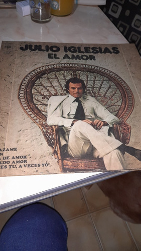 Lp - Julio Iglesias - El Amor - Album Nacional