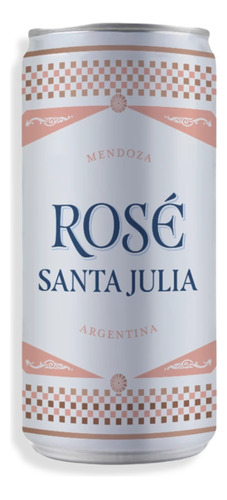 Lata De Vino Santa Julia Rosé Syrah 269ml Mendoza Argentina