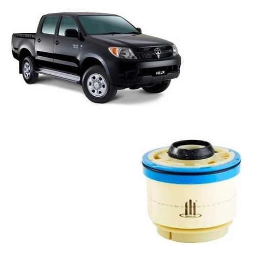 Filtro Petroleo Elemento Para Toyota Hilux 3.0 1kd 2005 2015