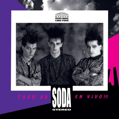 Soda Stereo - Coliseo Amauta Lima 86 Peru 2lps