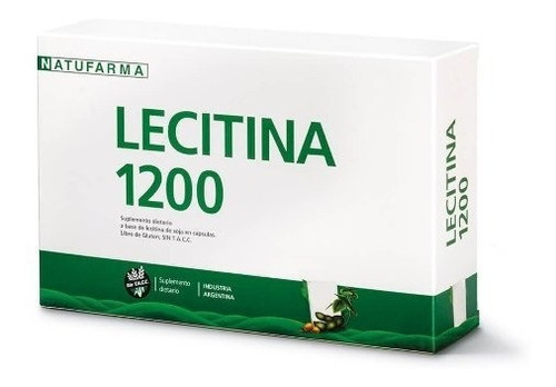 Natufarma Lecitina De Soja 1200 Control Colesterol 30 Comp