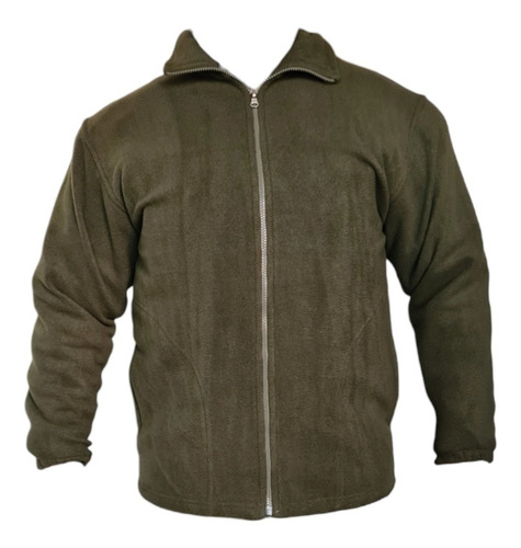 Campera De Polar Verde Oliva Militar