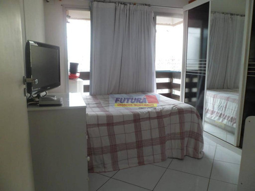 Studio Com 1 Dormitório À Venda, 38 M² Por R$ 200.000,00 - Gonzaguinha - São Vicente/sp - St0367