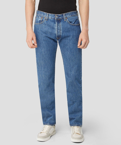 Pantalón De Caballero Jeans Modelo 501 Recto Con Botones