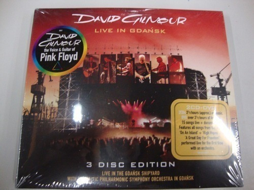 Cd - David Gilmour - Live In Gdansk: Edición de 3 discos - Importado