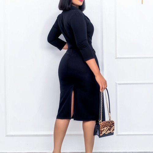 Vestido Lápiz Formal De Mujer De Corte Ajustado