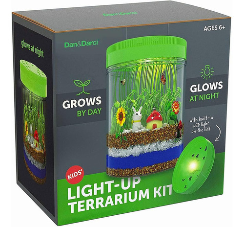 Kit De Terrario Iluminado Para Niños, Kits De Ciencia Stem,